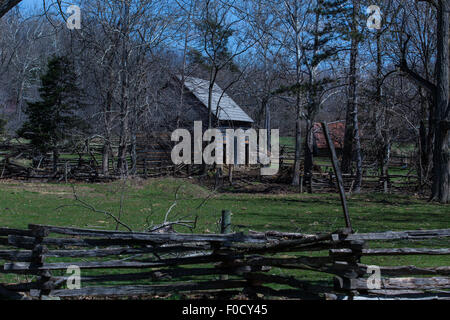 Scenic Landis Valley Farm museum, located in Lancaster County, PA, includes a historical collection and d Stock Photo