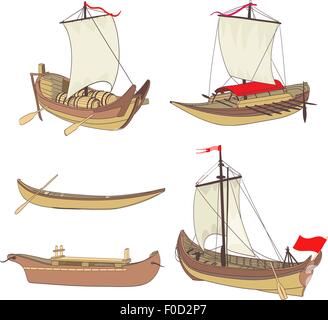 Pirate ships set Stock Vector Image & Art - Alamy