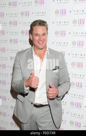 Actor Chris Caldovino attends a party for Alvarez Plastic Surgery at Lily Bar & Lounge at the Bellagio hotel in Las Vegas, Stock Photo
