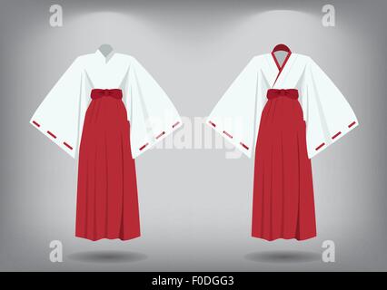 Miko japan Stock Vector Images - Alamy