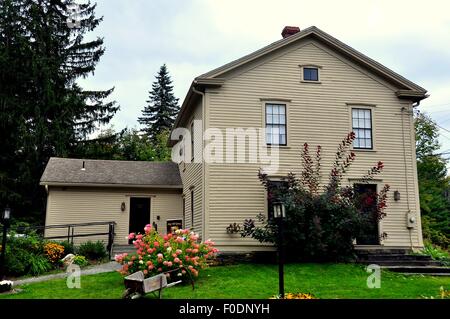 Adams, Massachusetts:  Side view of the Susan B. Anthony Museum in the house where she was born on February 15, 1820 * Stock Photo