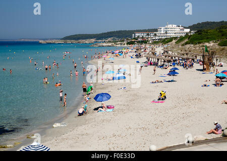 Santo tomas beach menorca spain Stock Photo - Alamy