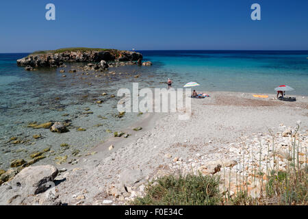 Platja de Binicodrell, Sant Tomas, South Coast, Menorca, Balearic Islands, Spain, Europe Stock Photo