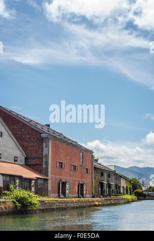 Otaru Canal in Hokkaido, Japan Stock Photo