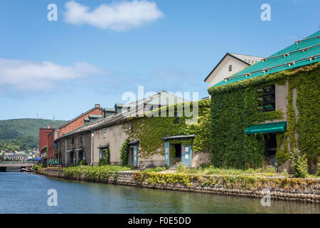 Otaru Canal in Hokkaido, Japan Stock Photo