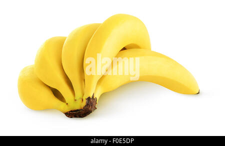 Bunch of bananas isolated on white Stock Photo