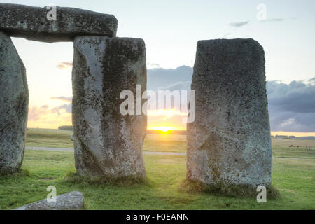 stonehenge ancient stone circle England Stock Photo