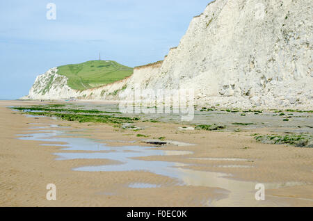 Cap Blanc Nez cliff near Escalles and Calais, Pas-de-Calais, France Stock Photo