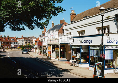 High Street at Battle, East Sussex, UK, in summer Stock Photo