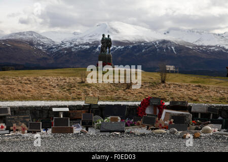 Commando memorial Spean Bridge Scotland Stock Photo