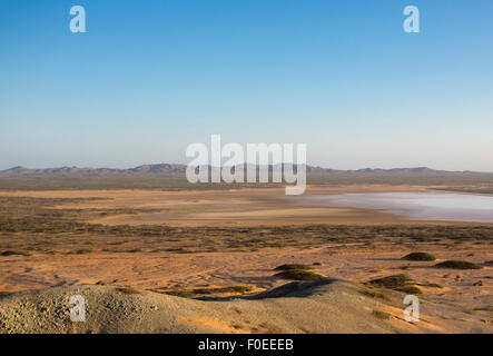 Colombia, wild coastal desert of Penisula la Guajira near the Cabo de la Vela resort, Colombia 2014. Stock Photo