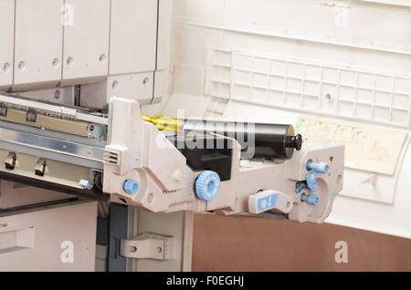 closeup shot photocopier machine Stock Photo