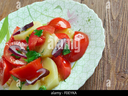 insalata Pantesca - Mediterranean Sicily salad. Stock Photo