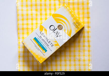 Box of Olay Complete lightweight day fluid Stock Photo