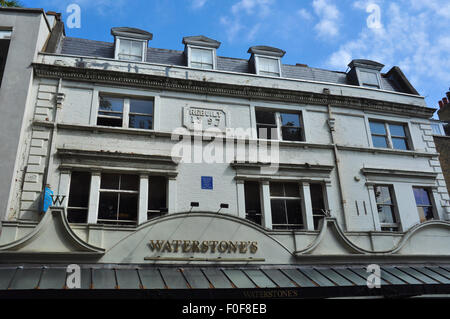 Waterstone's book shop, former site of Collins Music Hall 1862-1958, Islington Green, London, England, UK Stock Photo