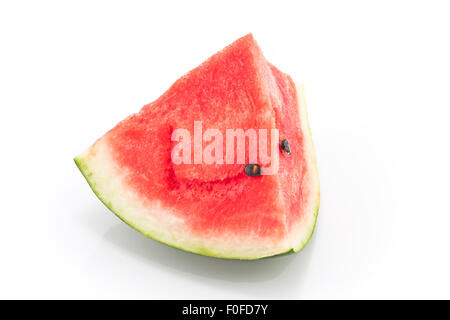 Watermelon isolated on white. Stock Photo