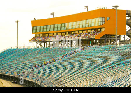 Homestead Miami Speedway race track grandstand. Stock Photo