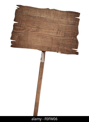 Old weathered wooden sign Stock Photo - Alamy