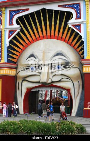 Luna Park Melbourne Australia Stock Photo