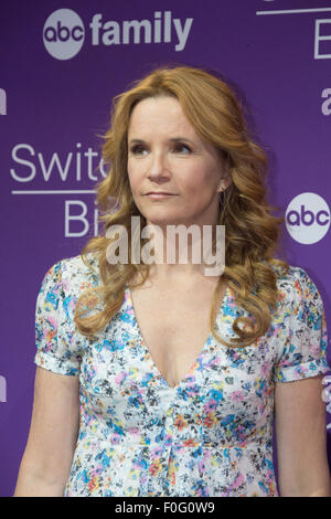 Anaheim, California, USA. 14th Aug, 2015. Actor Lea Thompson (Switched at Birth) at the Disney D23 Expo in Anaheim, CA, USA August 14, 2015 Credit:  Kayte Deioma/Alamy Live News Stock Photo