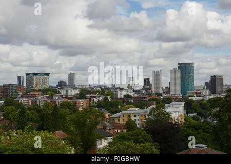 The skyline of Birmingham city centre UK Stock Photo