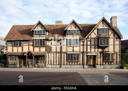 Shakespeare's Birthplace in Stratford Upon Avon Stock Photo