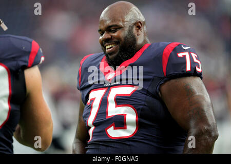 Houston Texans' Vince Wilfork (75) before an NFL preseason football ...