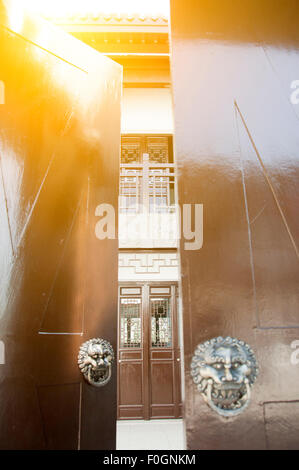 house door in china Stock Photo