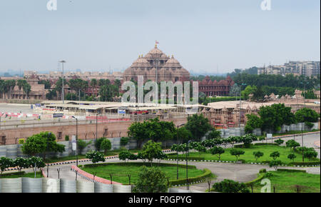 Akshardham Temple Delhi Swaminarayan Akshardham Temple in New Delhi India Stock Photo