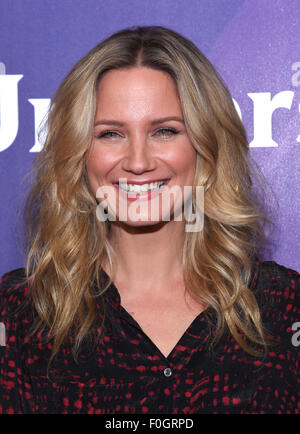 Beverly Hills, California, USA. 13th Aug, 2015. Jennifer Nettles arrives for the Summer 2015 TCA's-NBCUniversal at the Beverly Hilton Hotel. © Lisa O'Connor/ZUMA Wire/Alamy Live News Stock Photo