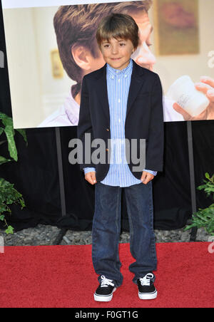 LOS ANGELES, CA - AUGUST 16, 2010: Thomas Robinson at the world premiere of his new movie 'The Switch' at the Cinerama Dome, Hollywood. Stock Photo