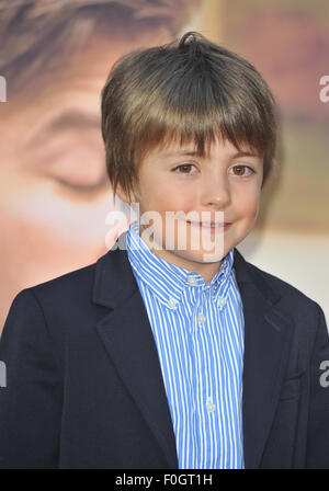 LOS ANGELES, CA - AUGUST 16, 2010: Thomas Robinson at the world premiere of his new movie 'The Switch' at the Cinerama Dome, Hollywood. Stock Photo