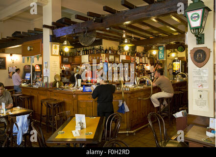 Gibraltar bar interior Stock Photo