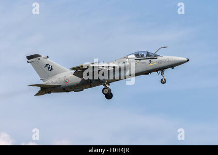Alenia AMX close support light fighter of the Italian air force Stock Photo