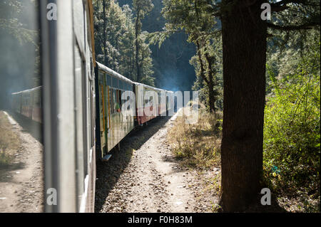 Shimla, Himachal Pradesh, India. The Himalayan Queen, the Toy Train from Shimla to Kalka Stock Photo