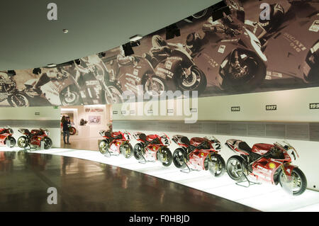 Ducati museum and factory in Bologna, Italy. Stock Photo