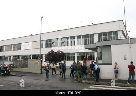 Ducati museum and factory in Bologna, Italy. Stock Photo