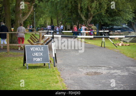 Military History Weekend with re-enactments and displays of  periods in British history at Cannock Chase Visitor Centre Stock Photo