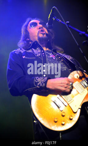 Irvine, CA, USA. 16th Aug, 2015. Musician - ACE FREHLY on stage at Cathouse Live 2015 Irvine Meadows, Irvine, CA, USA, August 15, 2015.Credit Image cr Scott Mitchell/ZUMA Press © Scott Mitchell/ZUMA Wire/Alamy Live News Stock Photo