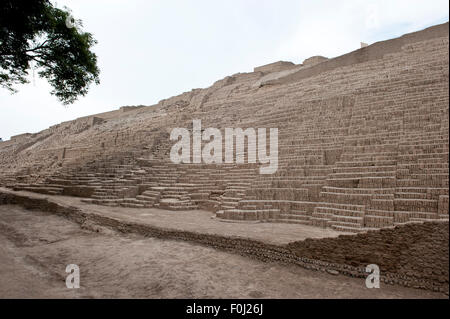 Pyramid of Huaca Pucllana Stock Photo