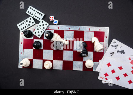 Various board games Stock Photo