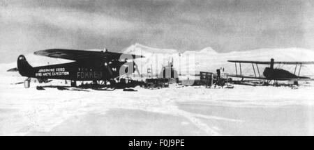 Byrd, Richard Evelyn, 25.10.1888 - 11.3.1957, American admiral and polar explorer, during his expedition in the Antarctica, Stock Photo