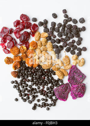 Dried Super Fruits for a healthy lifestyle Stock Photo