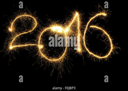 Happy New Year 2016 over white Background Stock Photo - Alamy