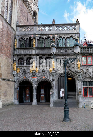 Basilica of the Holy Blood, Bruges, Belgium. Stock Photo