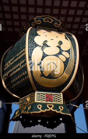 Detail of Senso-Ji temple. It is an ancient Buddhist temple located in Asakusa, Tokyo, Japan. It is Tokyo's oldest temple Stock Photo