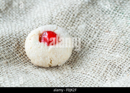 Traditional home made almonds pastries from the south of Italy, Apulia region Stock Photo