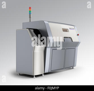 Metal 3D printer isolated on white background. Clipping path available. Stock Photo