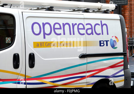 Bt Van Openreach Stock Photo