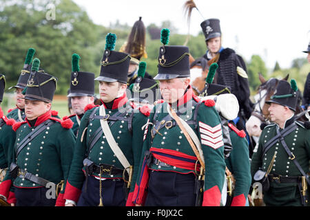 reenactment of the Napoleonic wars, 95th Rifles Stock Photo - Alamy